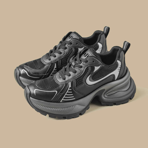 品质好货 | Safiya/索菲娅2024春千禧风休闲运动厚底老爹鞋 SF33112756 商品图6