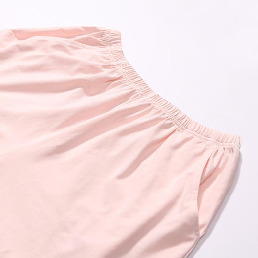 都市丽人好睡好眠春夏睡衣女凉感无尘棉家居服薄款短袖短裤女士无尘棉套装LH40A3 商品图12