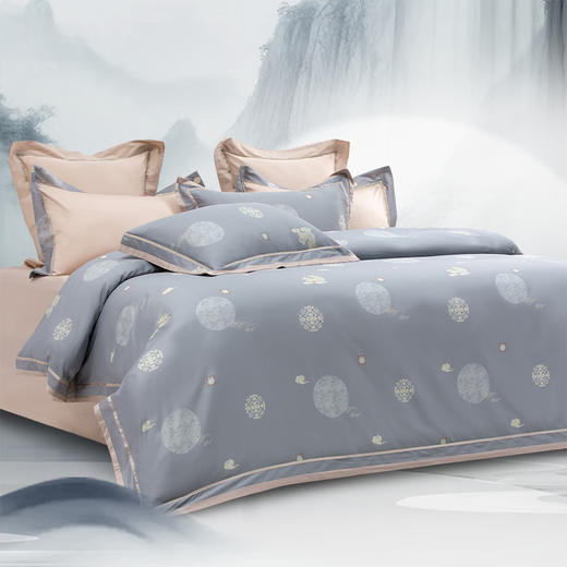 多喜爱山海经 60S贡缎长绒棉四件套 麒麟华图cs 商品图4