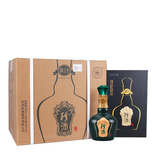 珍酒 珍三十 酱香型白酒 53度 500ml *1瓶/4瓶 商品图3