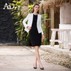 AD女总裁范正装两件套新款长袖西装外套修身圆领职业连衣裙子 商品缩略图2