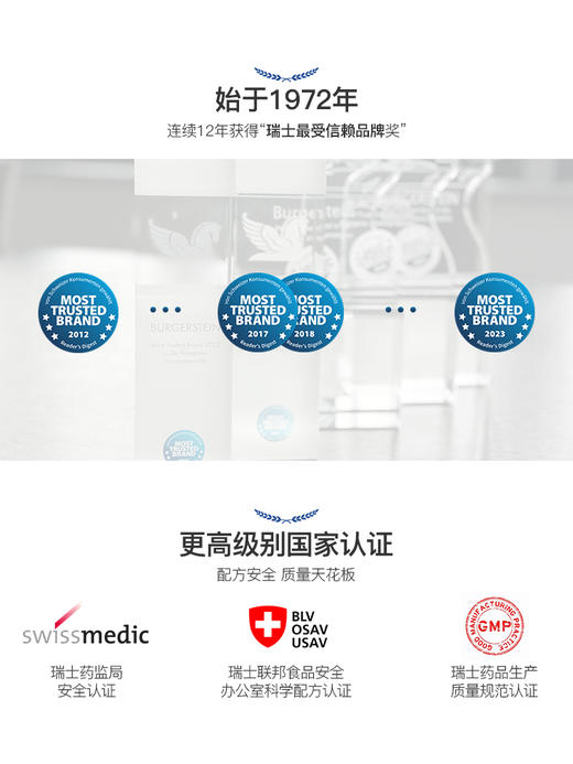 瑞士Burgerstein御光小白盒口服防紫外线晒后修复褪黑色素美白 商品图5