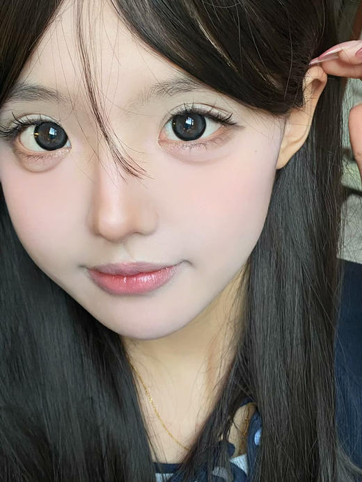 【大直径】PFGIRLCON-黑糖布丁-14.5mm【半年抛 0-800度 含有525/575】着色14.2mm 商品图3