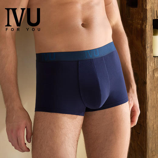 【3F】安莉芳IVU男士薄款棉质内裤舒适透气中腰平角裤3条装UP30050 商品图5