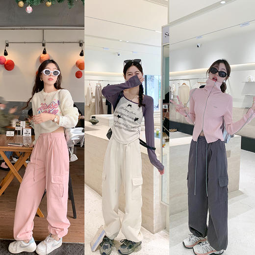 <曾小咸推荐> 【舒适感爆赞】3色两穿工装裤 商品图0