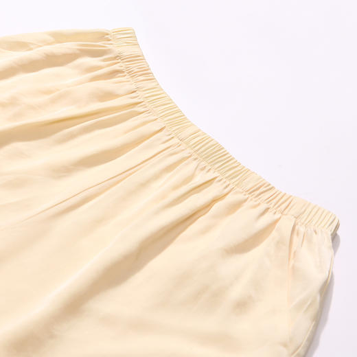 都市丽人生活家居春夏睡衣女泡泡梭织棉家居服薄款短袖短裤女士梭织棉套装LH41D8 商品图5