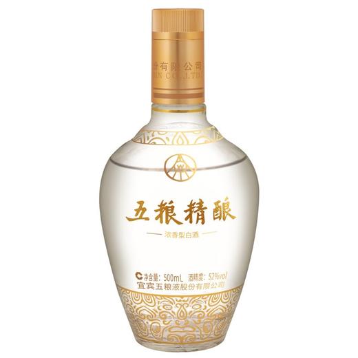 五粮液股份 五粮精酿 拉丝金 浓香型白酒 52度 500ml*1瓶 商品图2