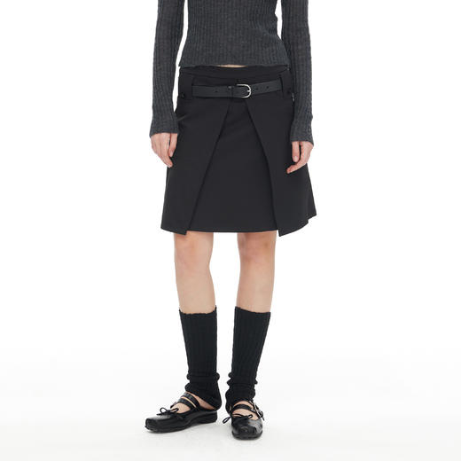 NUTH立体解构设计感休闲通勤a字半身裙女 商品图5