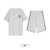 都市丽人都市锋尚舒适外出春夏睡衣男32支纯棉单面家居服薄款短袖短裤男士纯棉套装FH42B1 商品缩略图10