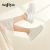 Safiya/索菲娅2024潮流星星厚底增高百搭运动休闲风板鞋 SF41112126 商品缩略图4