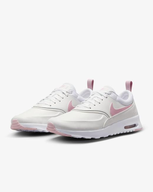 好折！Nike耐克Air Max女款气垫鞋 白粉色好价 商品图0