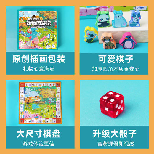 【可折叠式大棋盘】玩具先生财富冒险王 儿童大富翁环游 中国世界 亲子互动棋牌桌游玩具 商品图7