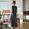 OLrain欧芮儿灰色无袖连衣裙女早春2024年新款简约气质慵懒长裙 商品缩略图0