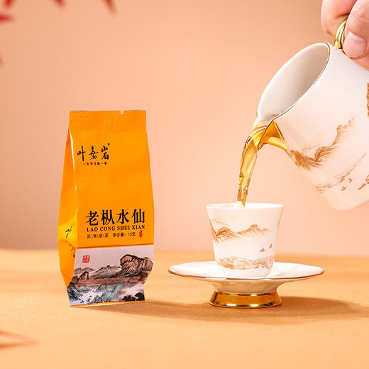 叶嘉岩·山河系列武夷肉桂/老枞水仙/大红袍 口粮大铁罐装450g（45泡/盒） 商品图4