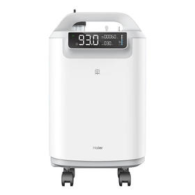 海尔5L升家庭医用级制氧机制氧雾化一体机医用级老年人吸氧机家用 医用5L制氧机HYY-Z506W