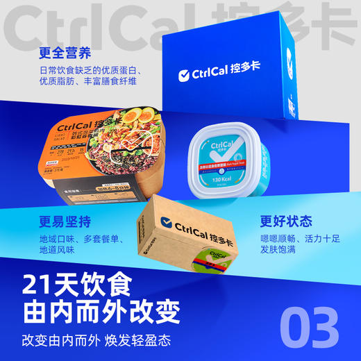 CtrlCal控多卡21日减脂餐 冷冻保存 加热即食 商品图6