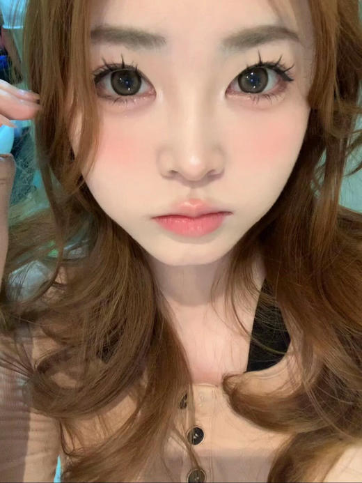 【大直径】PFGIRLCON-焦糖布丁-14.5mm【半年抛 0-800度 含有525/575】着色14.2mm 商品图6