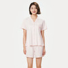 都市丽人好睡好眠春夏睡衣女凉感无尘棉家居服薄款短袖短裤女士无尘棉套装LH40A3 商品缩略图5