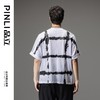 PINLI品立2024夏季新款印花短袖T恤潮牌撞色男士圆领半袖体恤上衣B242111003 商品缩略图4