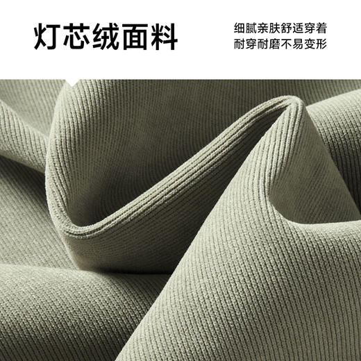 【Q】【新款DCS】大依优型大码棒球领外套灯芯绒夹克加肥加大肥佬休闲上衣男士胖子潮款 商品图3