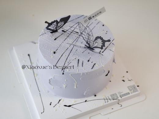 简约蝴蝶蛋糕 商品图0