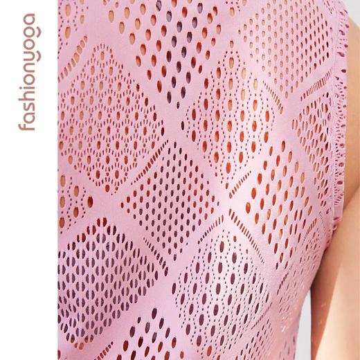 凡圣瑜伽性感蕾丝外搭背心（无胸垫）F12229 商品图7