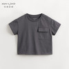 马克珍妮男童凉感贴布口袋短袖T恤儿童上衣2024年夏装新款240512 商品缩略图2