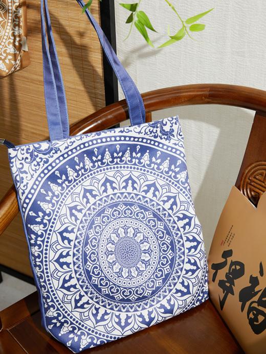 牛首山文创得福包国潮绒布男女包南京文化旅游纪念品生日礼物礼品 商品图2