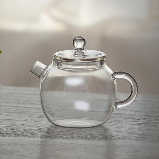 益思泉丨迷你小茶壶 茶壶 高硼硅玻璃 约200ml （单壶） 泡绿茶 商品图1