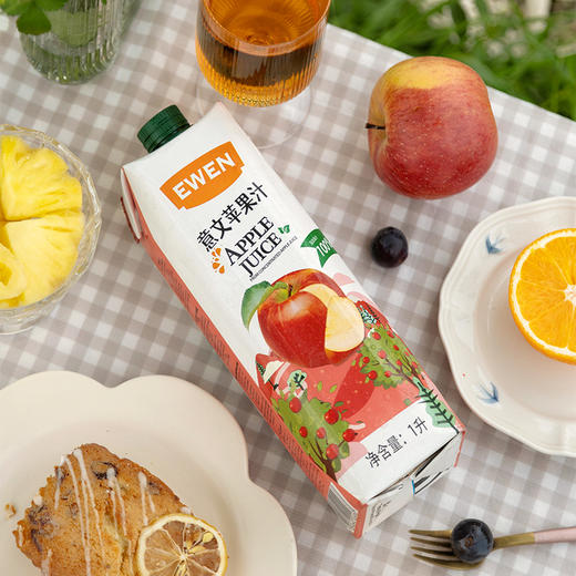 意文（EWEN） 塞浦路斯进口 苹果汁 1L/盒 商品图2