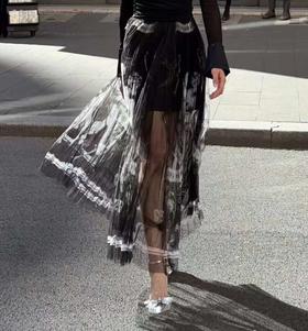 “漫步华尔兹”单半裙 后拉链S1件 M29件 L19件 XL2件（不退不换）