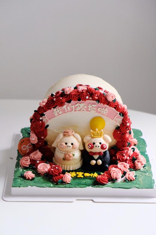 浪漫官宣蛋糕️❤ 商品图0