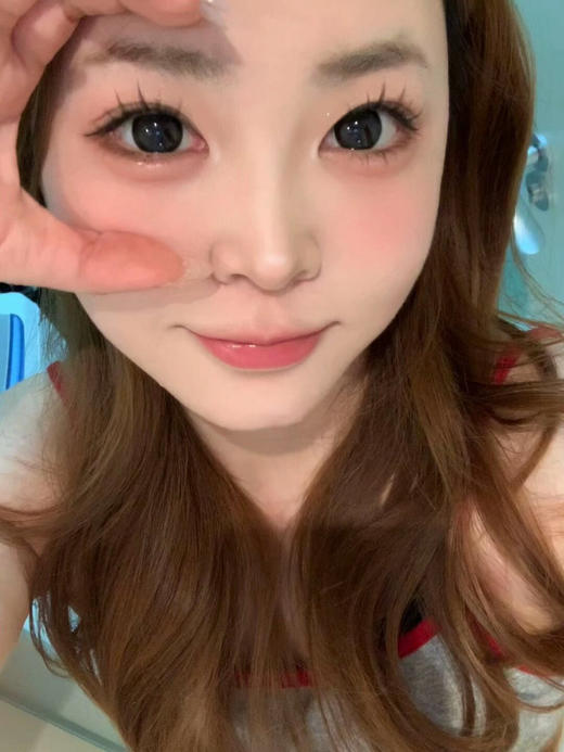 【大直径】PFGIRLCON-黑糖布丁-14.5mm【半年抛 0-800度 含有525/575】着色14.2mm 商品图7