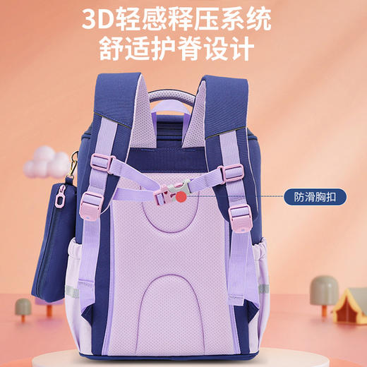 【开学季】减负双肩背轻便护脊书包儿童书包男小学生一二三到六年级女孩超轻 商品图2