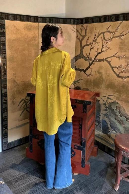 ANSUABEL 金色光泽感时髦衬衫 17257 商品图5