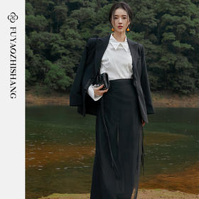 扶摇 气场强大女装新中式国风西装套装高级感气质职业两件套