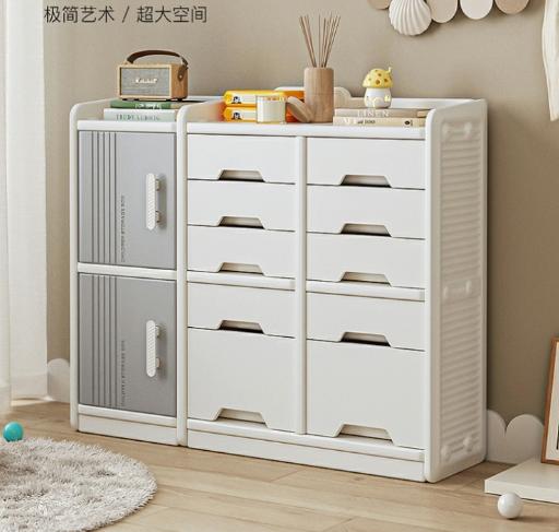 Babyviva 儿童玩具收纳架落地多层家用宝宝置物玩具架简易分类整理箱储物柜 商品图0