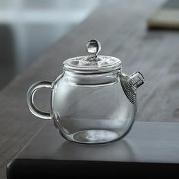 益思泉丨迷你小茶壶 茶壶 高硼硅玻璃 约200ml （单壶） 泡绿茶