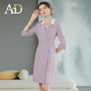 AD紫色西装连衣裙女时尚通勤正装气质御姐范高级感职业装套装裙 商品缩略图3