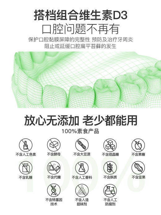 瑞士Burgerstein K12口腔益生菌唾液链球菌口腔溃疡清新口气含片 商品图3