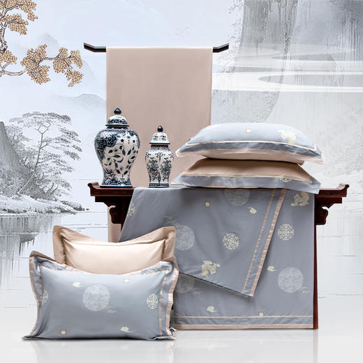 多喜爱山海经 60S贡缎长绒棉四件套 麒麟华图cs 商品图2