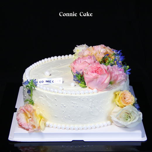 【1537】油画肌理感鲜花蛋糕 商品图0