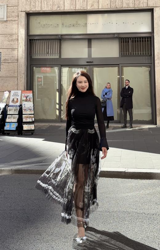 “漫步华尔兹”单半裙 后拉链S1件 M29件 L19件 XL2件（不退不换） 商品图2