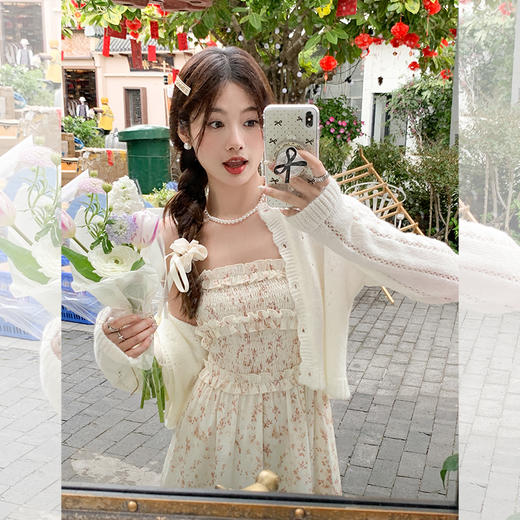 <曾小咸推荐>限时折扣 【春日花精灵】吊带碎花连衣裙 商品图3