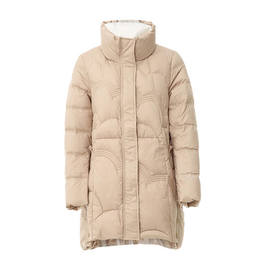 EITIE爱特爱冬季新款连帽保暖女中长款羽绒服7211925 商品图6