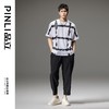 PINLI品立2024夏季新款印花短袖T恤潮牌撞色男士圆领半袖体恤上衣B242111003 商品缩略图1