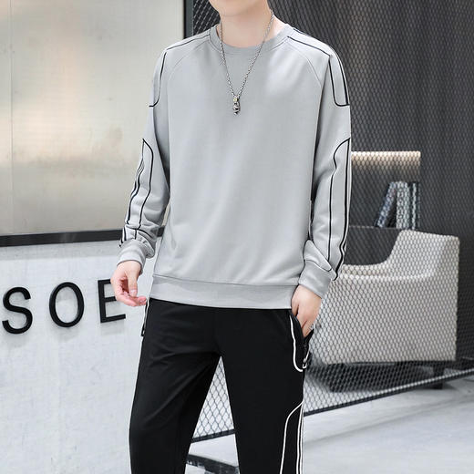 【Q】【新款DCS】大依优型大码套装卫衣卫裤圆领两件套休闲运动服套装外穿 商品图3