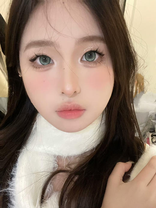 【大直径】PFGIRLCON-青柠气泡-14.5mm【半年抛 0-800度 含有525/575】着色13.9mm 商品图9