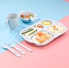 z119  儿童分格快餐盘餐具6件套 商品缩略图1