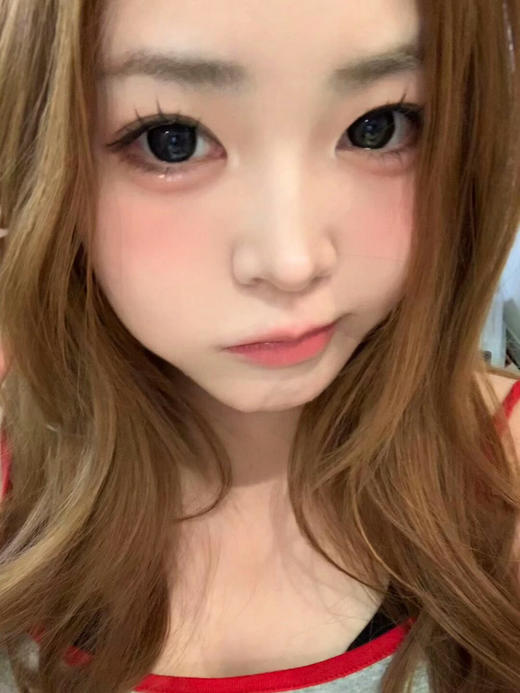 【大直径】PFGIRLCON-黑糖布丁-14.5mm【半年抛 0-800度 含有525/575】着色14.2mm 商品图8